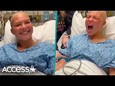 Michael Strahan’s Daughter Isabella Smiles Through Painful Chemo Prep In New Video