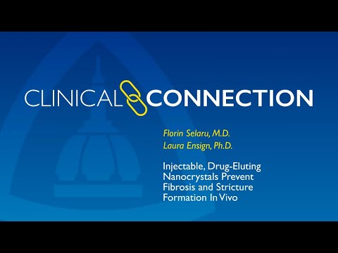 Injectable, Drug-Eluting Nanocrystals Prevent Fibrosis and Stricture Formation In Vivo [Video]