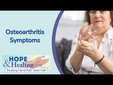 Osteoarthritis Symptoms | Treating Hand Pain Town Hall [Video]