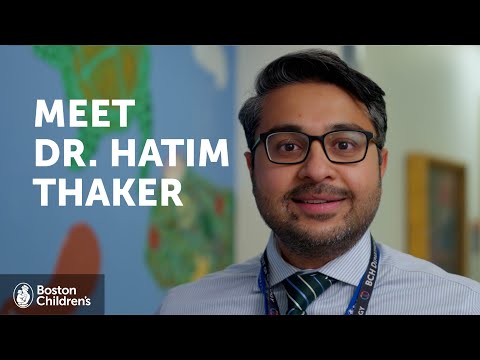 Meet Hatim Thaker, MD | Boston Children’s Hospital [Video]