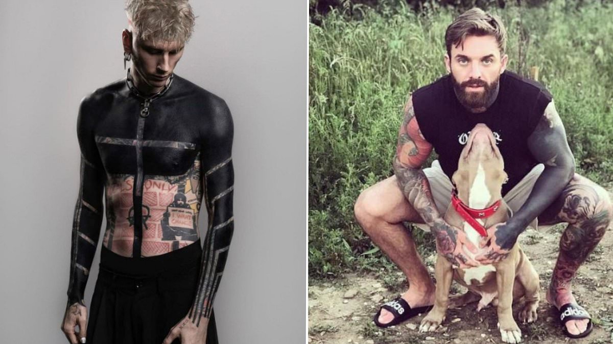 Think before you ink! Dermatologist’s warning over getting full body tattoos as Machine Gun Kelly debuts shocking new artwork covering his entire chest and arms [Video]