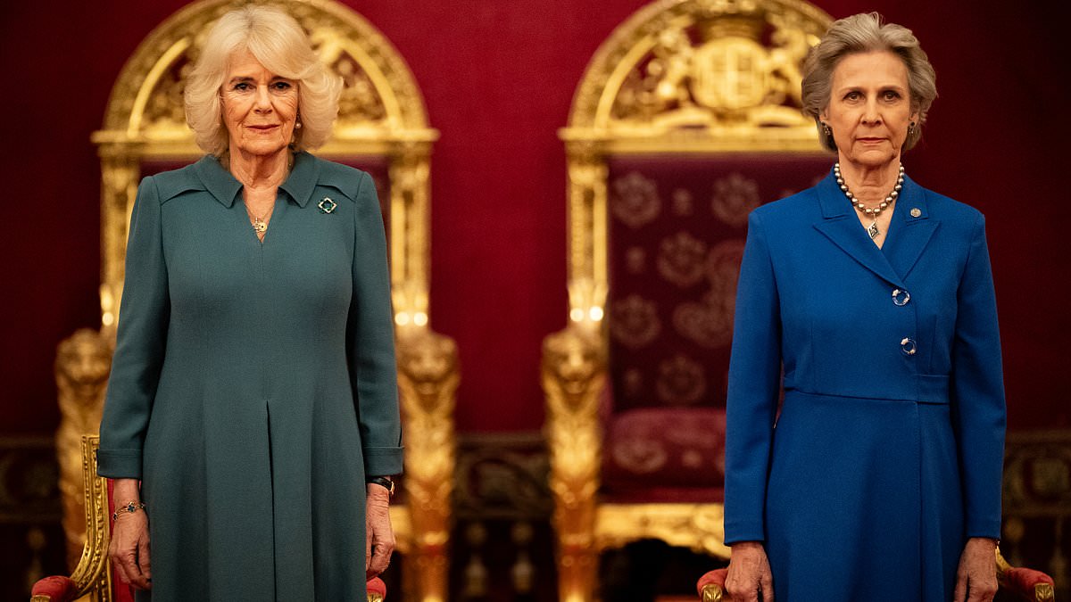 Queen Camilla praises cancer specialists amid her husband’s battle with the disease as she’s joined by the Duchess of Gloucester to present the Queen’s Anniversary Prizes at Buckingham Palace [Video]