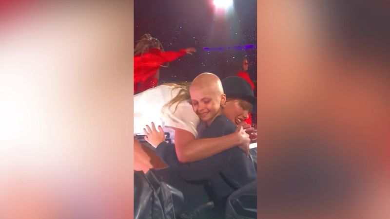 See Taylor Swifts heartwarming surprise for 9-year-old with brain cancer [Video]