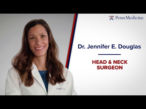 Dr. Jennifer Douglas, Otorhinolaryngology, Rhinology and Skull-Based Surgery [Video]