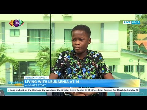 Living with Leukemia (Cancer of the Blood)  at 14: The story of Anysius Anyele  | Breakfast Daily [Video]