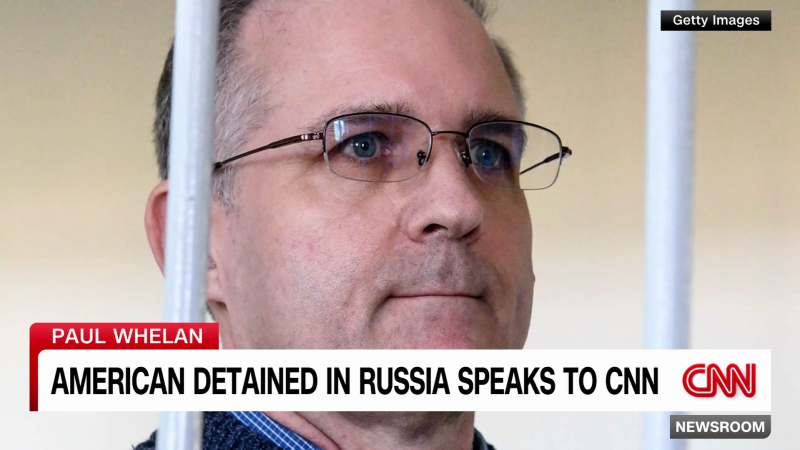American Paul Whelan speaks exclusively to CNN from inside a Russian prison [Video]