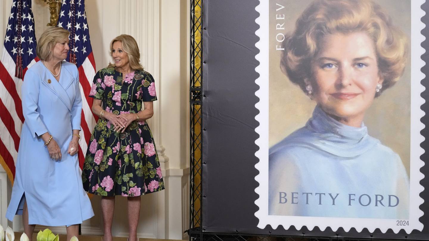 Betty Ford forever postage stamp is unveiled at the White House  Boston 25 News [Video]