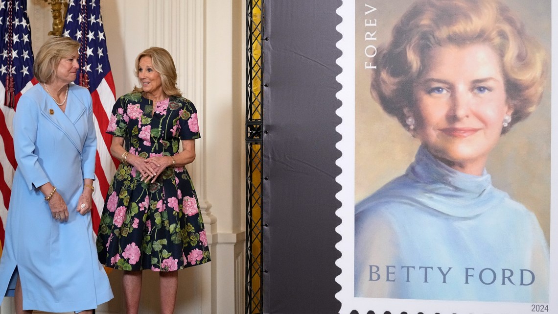 Betty Ford forever postage stamp [Video]