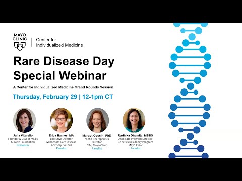 Rare Disease Day Special Webinar | Center for Individualized Medicine, 2024 [Video]