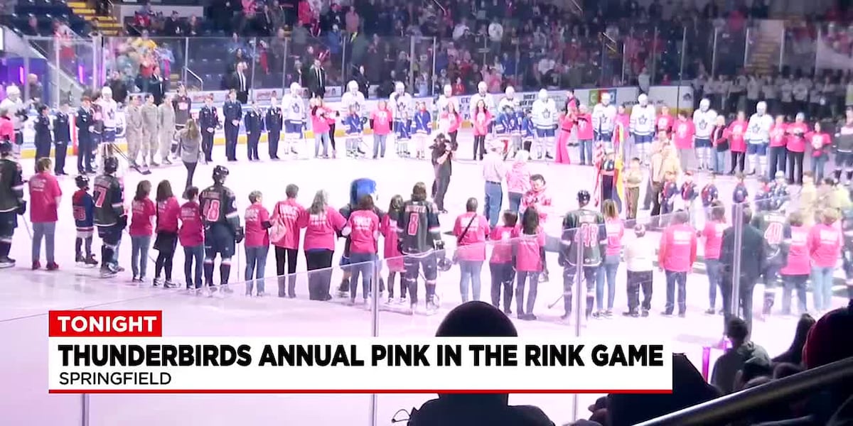 Thunderbirds host Pink in the Rink night for breast cancer awareness [Video]