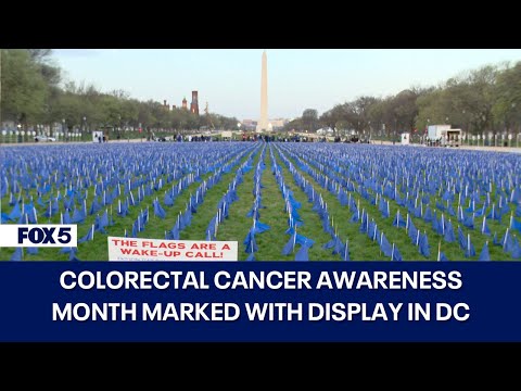 Colorectal Cancer Awareness Month marked with display on National Mall [Video]