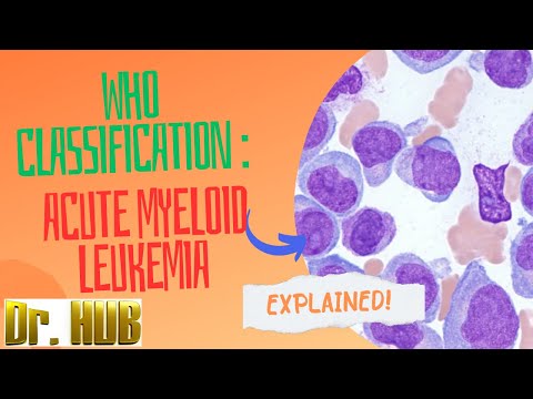 WHO classification of acute myeloid leukemia , AML [Video]