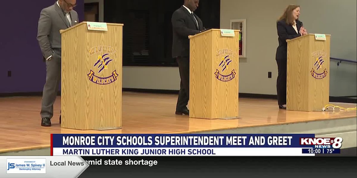 Monroe City Schools hosts Superintendent Meet and Greet [Video]