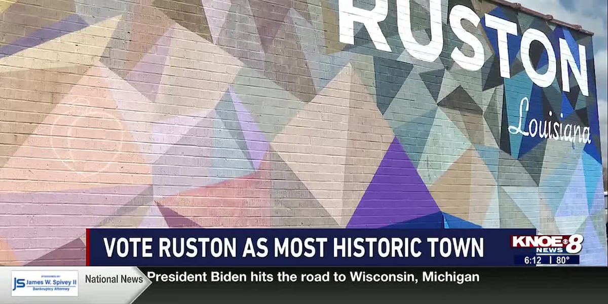 City of Ruston nominated as best historic town [Video]