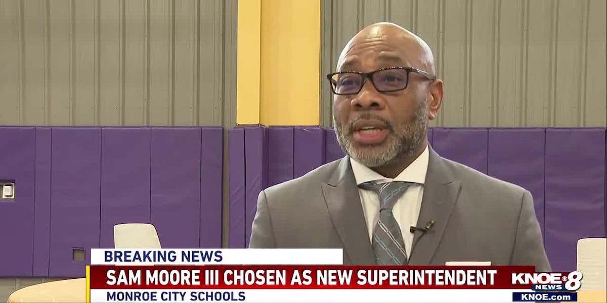 Sam Moore III chosen as new superintendent for Monroe City Schools [Video]