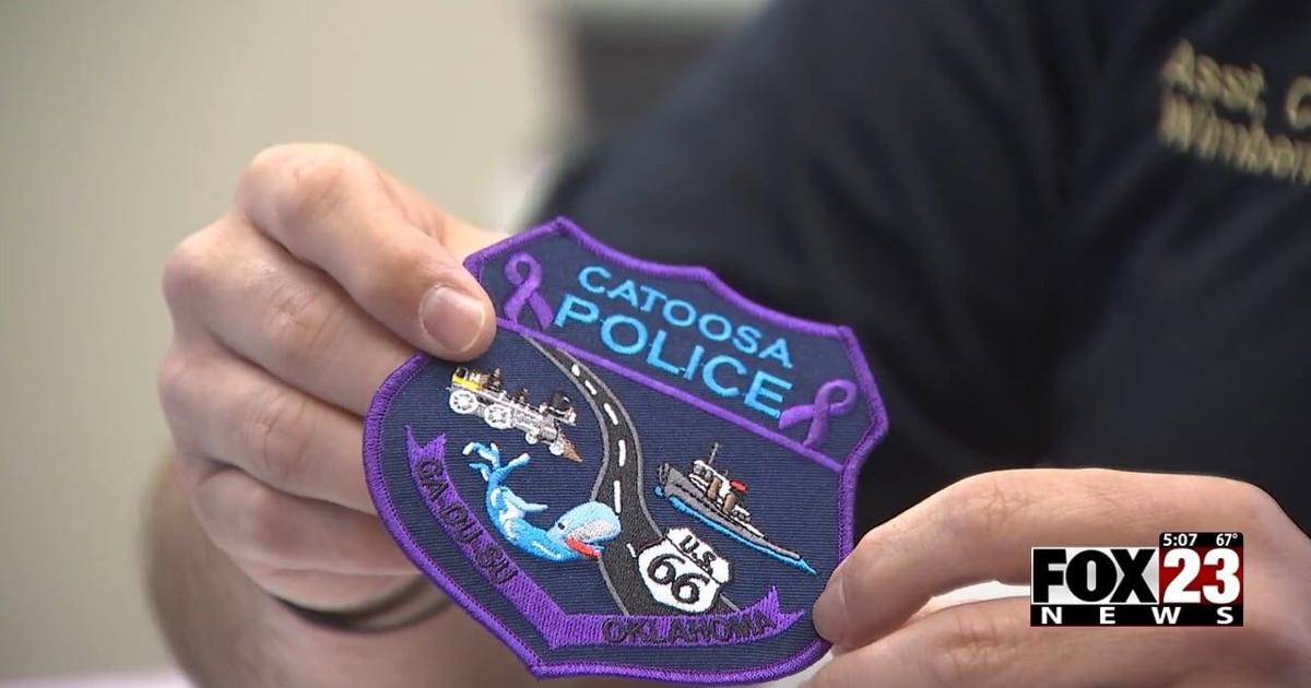 Catoosa Police have new patches to support officer fighting cancer | News [Video]