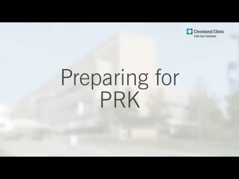 Preparing for PRK Refractive Surgery [Video]