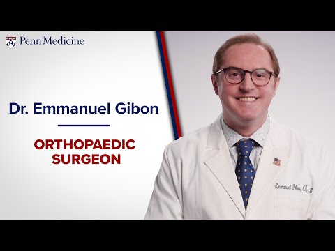 Meet Dr. Emmanuel Gibon – Orthopaedic Surgeon [Video]