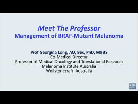 Melanoma | Meet The Professor: Management of BRAF-Mutant Melanoma — Part 1 [Video]