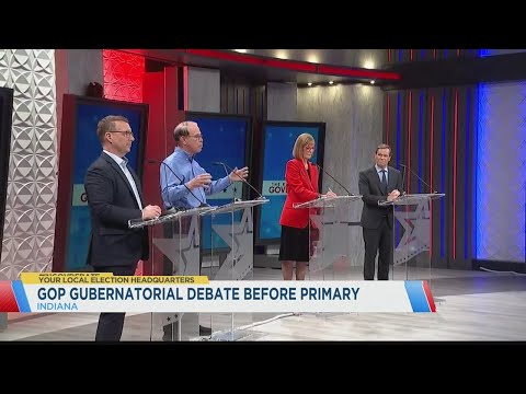 Four Indiana GOP gubernatorial candidates meet for first debate ahead of primary [Video]