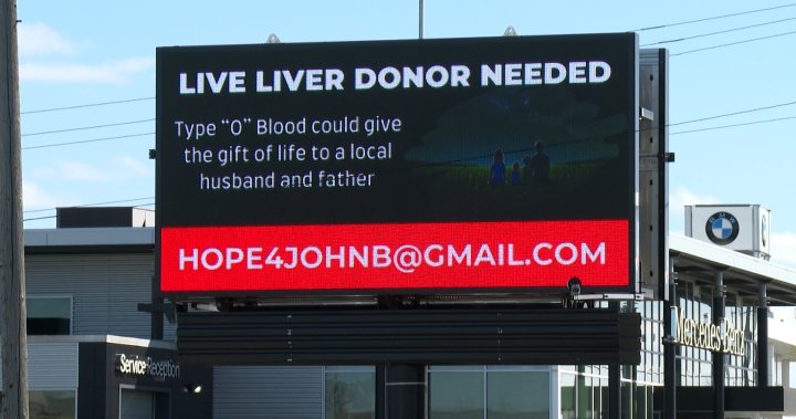 Kingston, Ont., man turns to a billboard to make his plea for a liver donor – Kingston [Video]