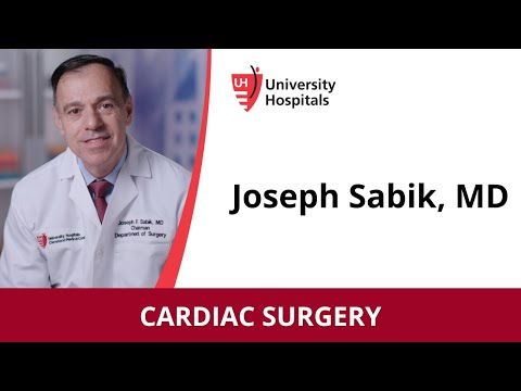 Joseph Sabik, MD – Cardiac Surgery [Video]
