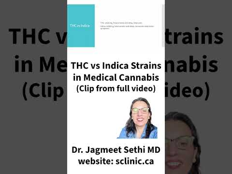 THC vs Indica in Medical Cannabis. Doctor Explains About Medical Cannabis. [Video]