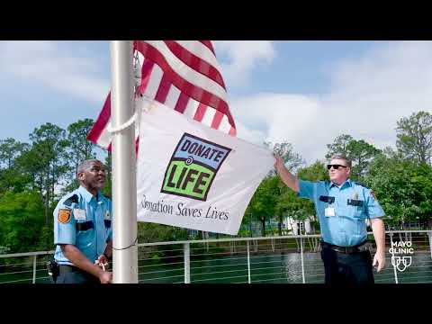 Mayo Clinic Florida Donate Life Flag Raising 2024 [Video]