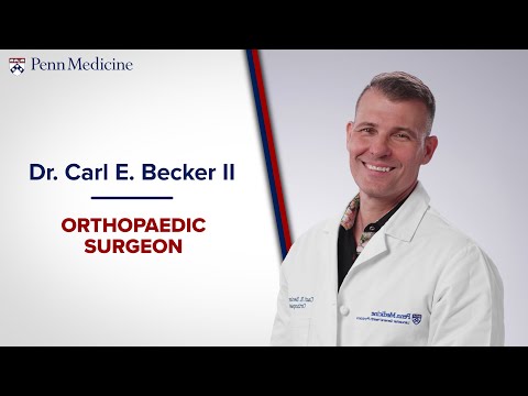Meet Dr. Carl Becker II, Orthopaedic Surgeon [Video]