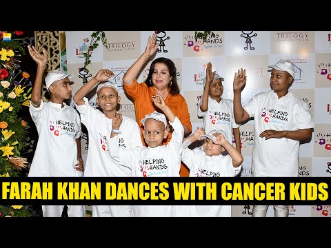 Farah Khan dances on Om Shanti Om Song with Pediatric Cancer Kids; Offer’s Helping Hands Charity [Video]