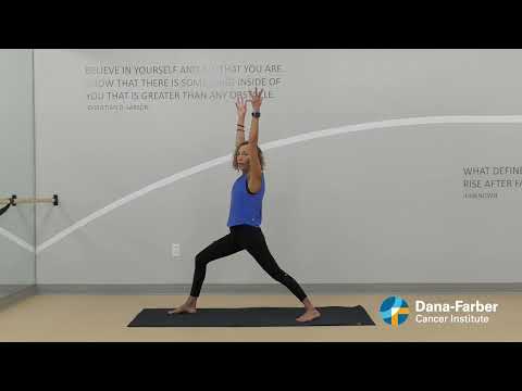 How to do Warrior 1 Yoga Pose | Dana-Farber Zakim Center Remote Programming [Video]