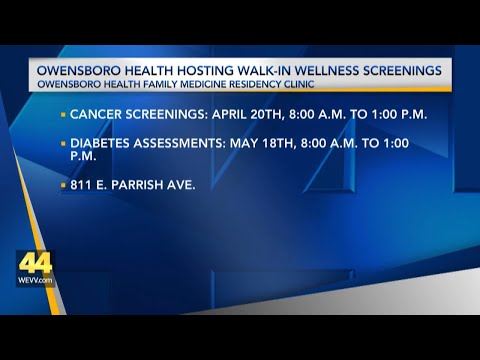 Owensboro Health offering free screenings for skin cancer and diabetes [Video]