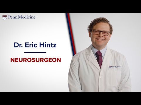 Meet Dr. Eric Hintz, Neurosurgeon [Video]
