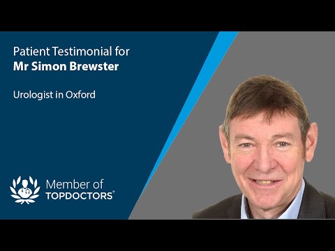 A patient testimonial for Mr Simon Brewster [Video]