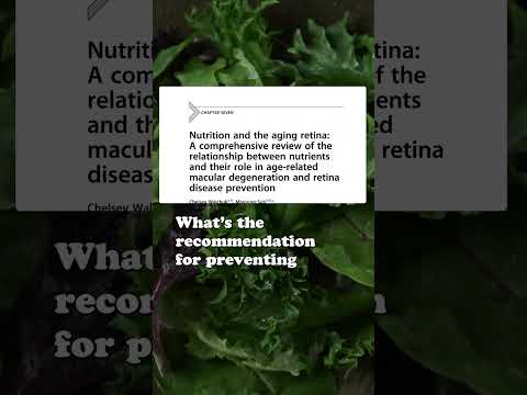 Dark green leafy vegetables are packed with lutein, an important brain antioxidant. [Video]