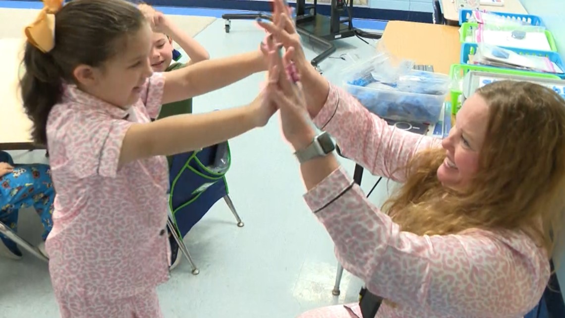 PJ day at Jacksonville schools raises money for kids with cancer [Video]