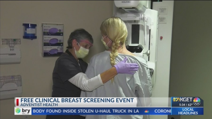 Adventist Health to hold free clinical breast screening Friday [Video]