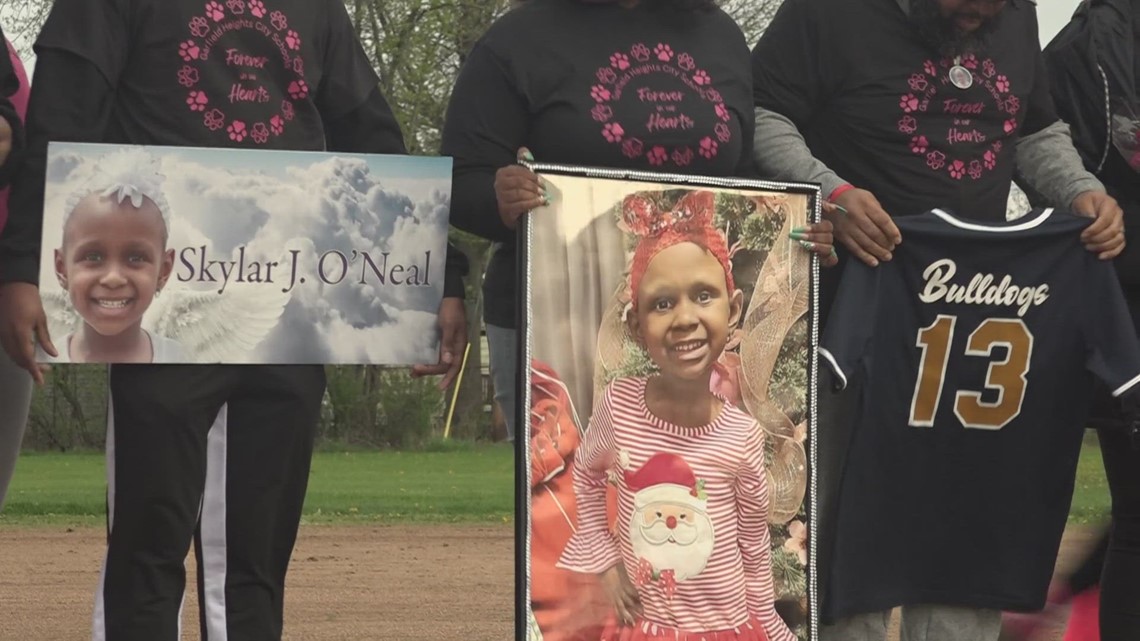 Garfield Heights Middle School softball team honors memory of 5-year-old fan who battled cancer [Video]