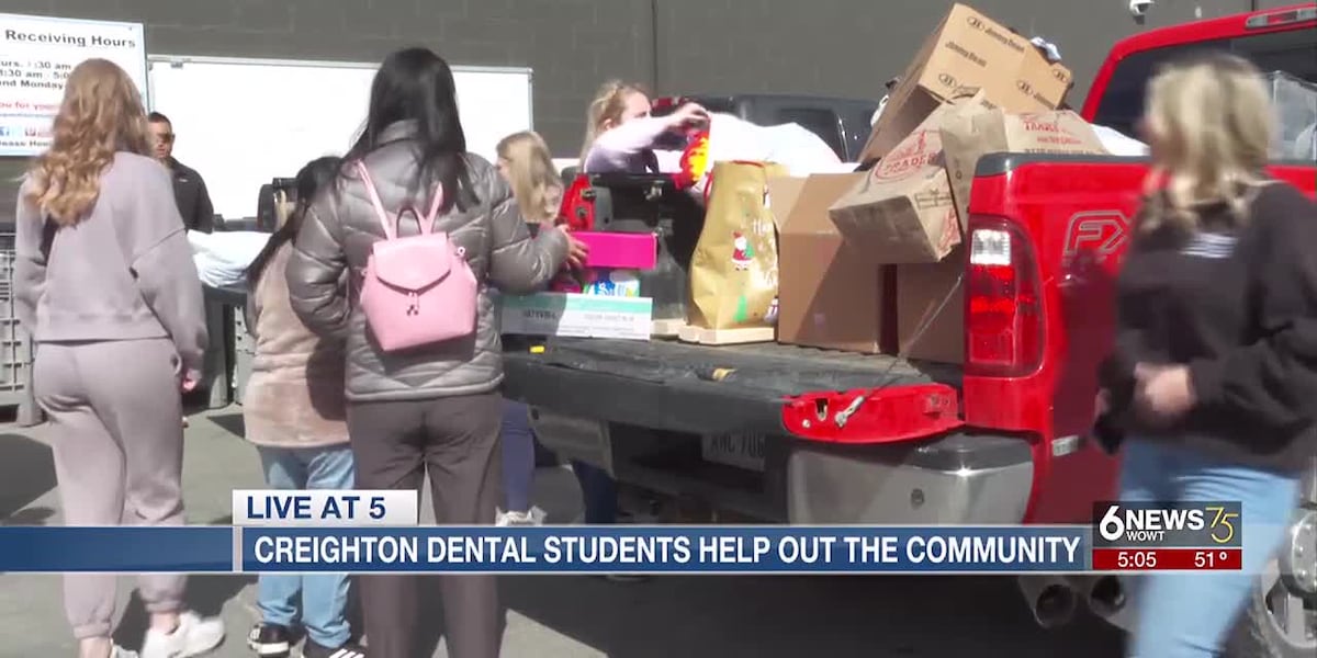 Creighton dental students provide feminine hygiene products for Lydia House [Video]