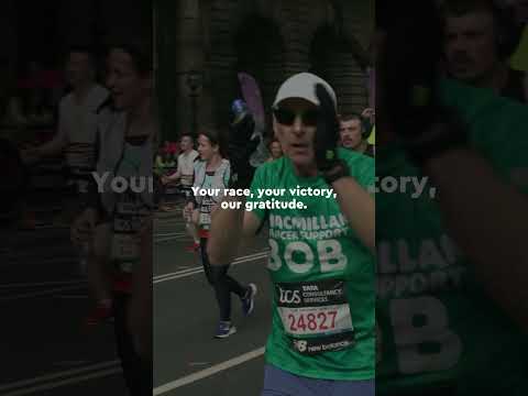 POV: Team Macmillan at the London Marathon 😍💚 [Video]