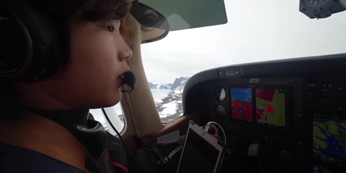 18-year-old aims to become youngest pilot to fly across all 7 continents [Video]