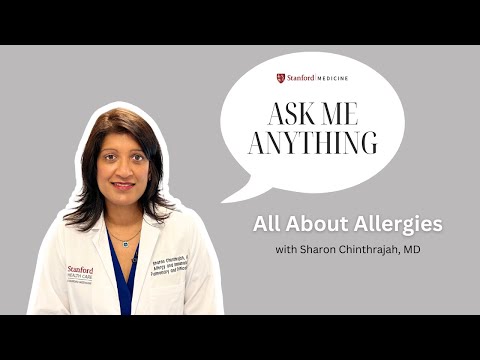All about Allergies with Sharon Chinthrajah from Stanford Medicine [Video]