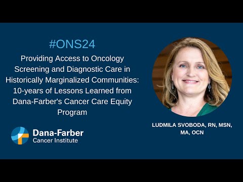 ONS Congress 2024: Ludmila Svoboda, RN, MSN | Dana-Farber Cancer Institute [Video]