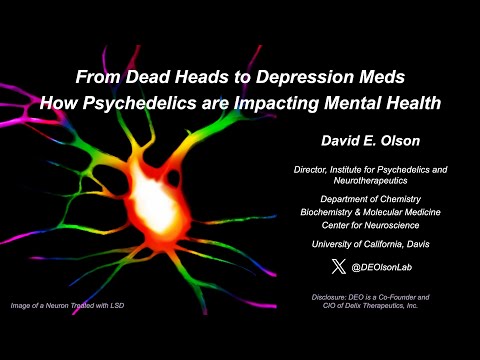 From Dead Heads to Depression Meds: How Psychedelics are Impacting Health with Dr. David Olson [Video]