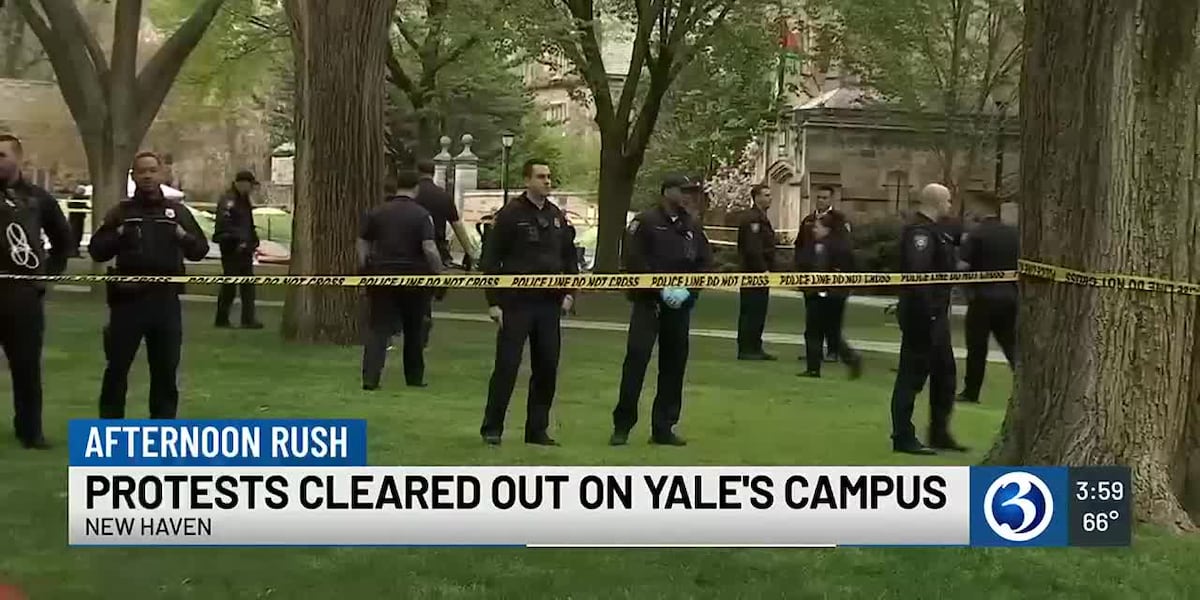 Police break up Yale protest, but no arrests made [Video]