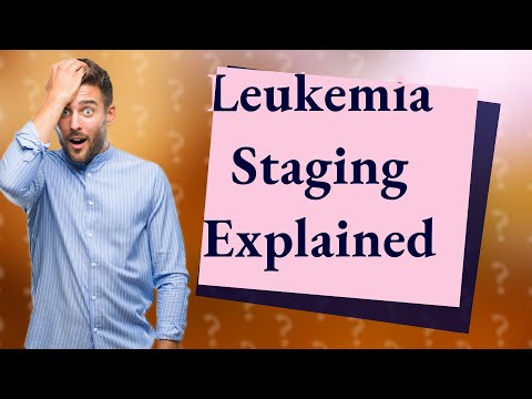 How is leukemia staged? [Video]