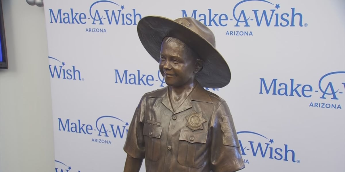 Make-A-Wish statue back on display after being stolen in Phoenix [Video]