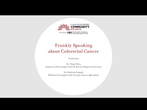 Frankly Speaking about Colorectal Cancer [Video]