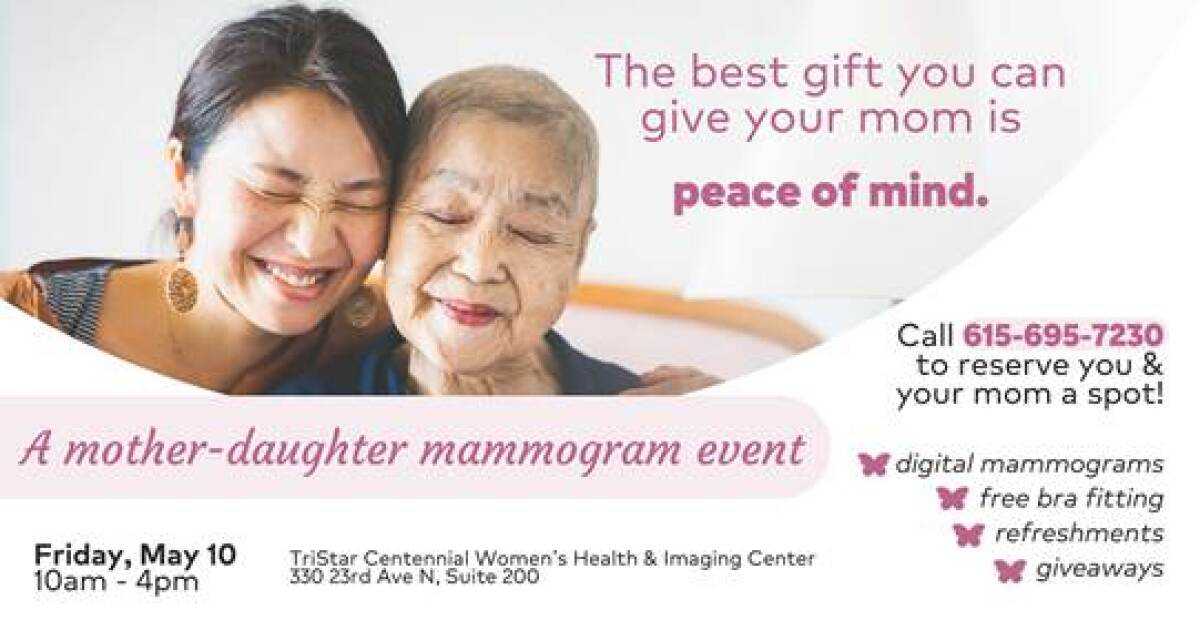 Mammograms for mothers and daughters in honor of Mother’s Day [Video]