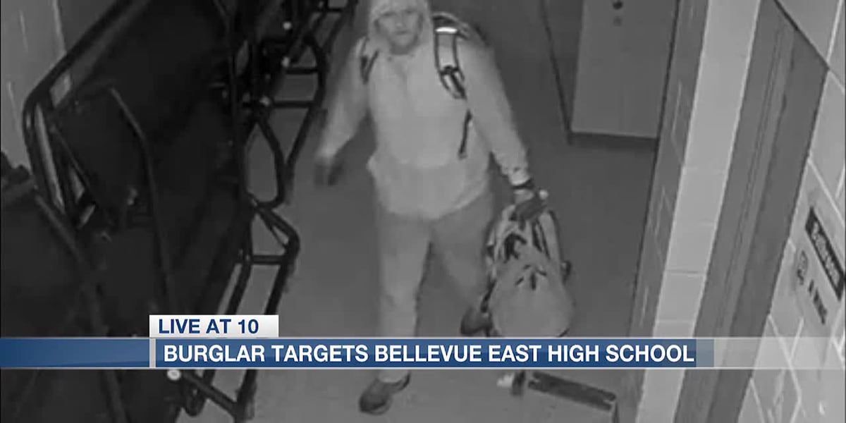Police searching suspect in Bellevue East High School burglary [Video]